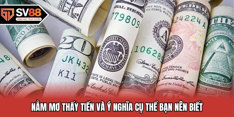 Nằm mơ thấy tiền và ý nghĩa cụ thể bạn nên biết